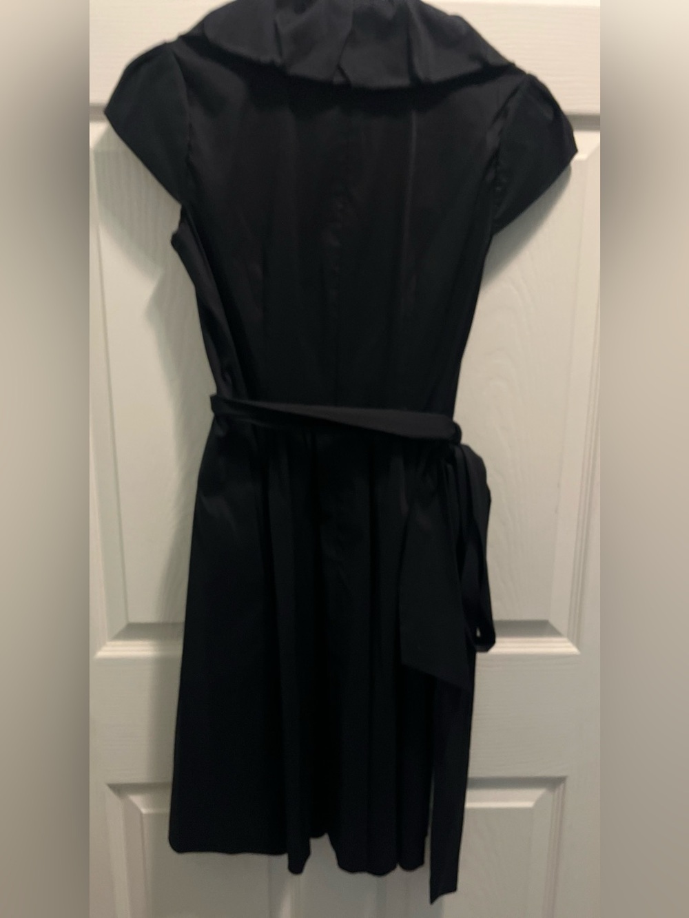 Cache Black Ruffle Wrap Midi Dress #classic #datenight - Picture 5 of 7